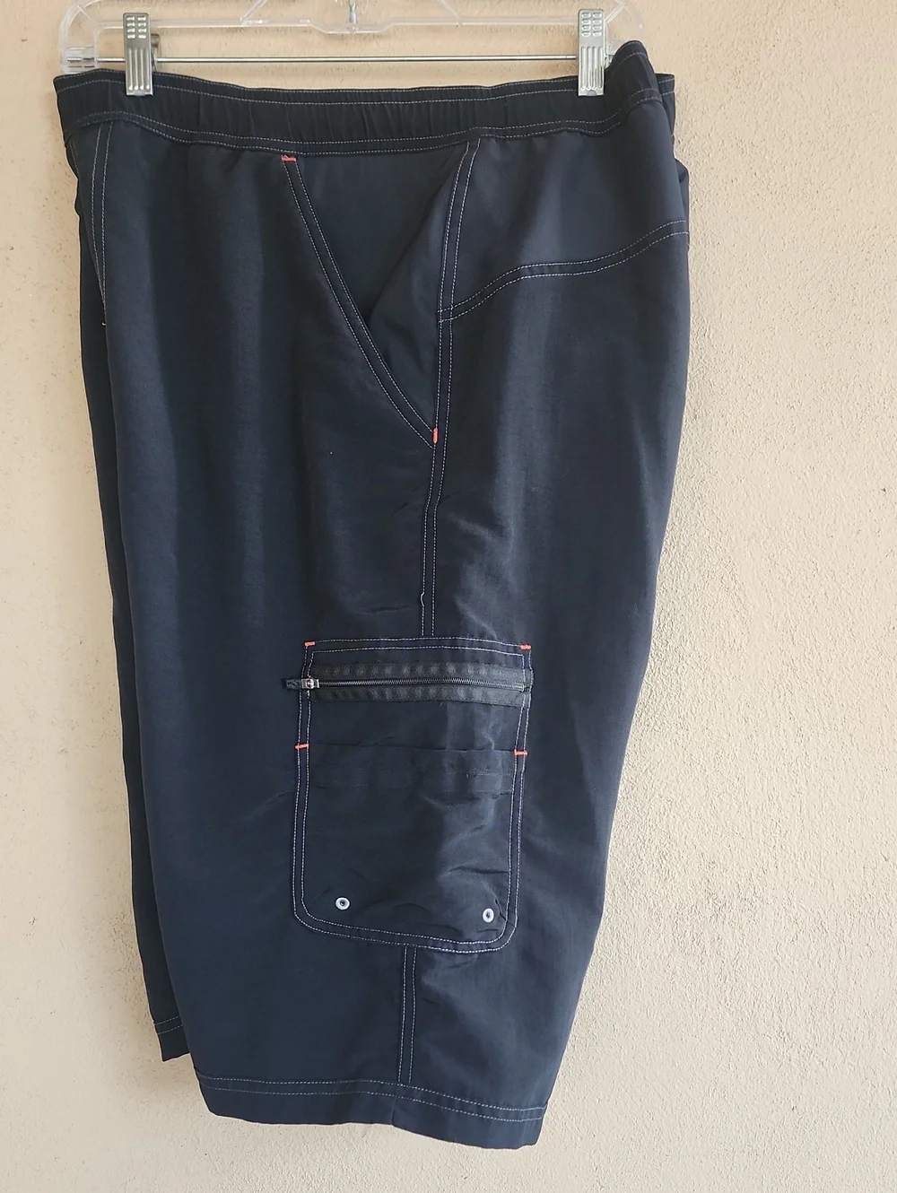 VINTAGE SPECIALIZED Black Nylon Cargo Shorts Mens XXL 38 40 Cycling Hiking Bike